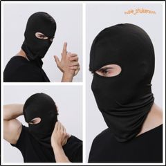 Khăn Trùm Bịt Mặt Ninja Đen - Khẩu Trang Đắp Kín Thời Trang Nam Nữ, Bảo Vệ Khỏi Tia UV, Gió Lạnh và Bụi Bẩn