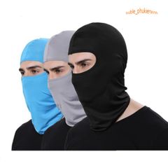 Khăn Trùm Bịt Mặt Ninja Đen - Khẩu Trang Đắp Kín Thời Trang Nam Nữ, Bảo Vệ Khỏi Tia UV, Gió Lạnh và Bụi Bẩn