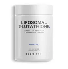 Viên Uống Trắng Da Codeage Liposomal Glutathione 500mg - Hỗ Trợ Chăm Sóc Da, 60 Viên, Xuất Xứ Mỹ