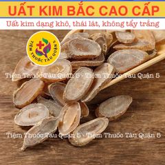 Uất Kim Bắc Cao Cấp - Thực Phẩm Khô Lát To 100gram, Giải Độc Gan, Diệt Nấm, Hỗ Trợ Tiêu Hóa