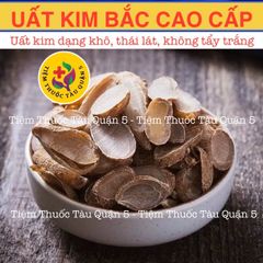 Uất Kim Bắc Cao Cấp - Thực Phẩm Khô Lát To 100gram, Giải Độc Gan, Diệt Nấm, Hỗ Trợ Tiêu Hóa