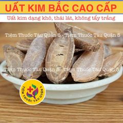 Uất Kim Bắc Cao Cấp - Thực Phẩm Khô Lát To 100gram, Giải Độc Gan, Diệt Nấm, Hỗ Trợ Tiêu Hóa