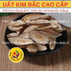 Uất Kim Bắc Cao Cấp - Thực Phẩm Khô Lát To 100gram, Giải Độc Gan, Diệt Nấm, Hỗ Trợ Tiêu Hóa
