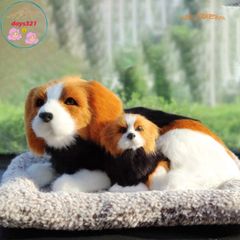 Gấu Bông [CÚN ĐÔI] Đốm Đen Vàng Mẹ Con với Lõi Than Hoạt Tính - Khử Mùi & Lọc Không Khí Cho Xe Hơi, Trang Trí Dễ Thương