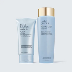 Bộ Sửa Rửa Mặt và Nước Thần Estée Lauder Perfectly Clean 400ml + 150ml - Chăm Sóc Da Mặt Cao Cấp Chính Hãng Mỹ