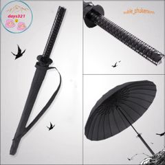 Ô Dù Che Mưa Katana Cán Kiếm Nhật - Ô Bền Bỉ 16 Nan Chắc Chắn, Thiết Kế Độc Đáo, Rèn Luyện Phong Cách Nhật Bản.