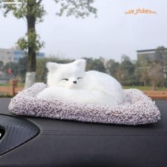 Thú Bông Cún Tai Dài Cộc Nâu Khử Mùi - Đồ Trang Trí Xe Hơi Dễ Thương với Lõi Than Hoạt Tính Hút Ẩm và Khử Mùi