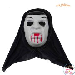 Áo Choàng Ma Cà Rồng Đỏ Đen Kèm Mặt Nạ Cho Halloween - Phụ Kiện Hóa Trang Cosplay Độc Đáo, Tạo Ấn Tượng Mạnh Mẽ