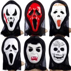 Áo Choàng Ma Cà Rồng Đỏ Đen Kèm Mặt Nạ Cho Halloween - Phụ Kiện Hóa Trang Cosplay Độc Đáo, Tạo Ấn Tượng Mạnh Mẽ