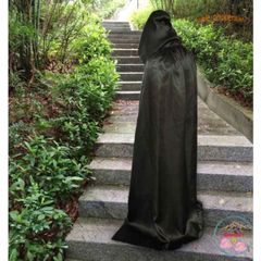 Áo Choàng Halloween Unisex Dài Đến Sàn - Trang Phục Hóa Trang Bí Ẩn Phù Thủy Cho Bữa Tiệc Halloween và Lễ Hội