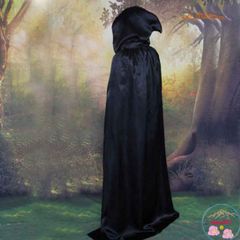 Áo Choàng Halloween Unisex Dài Đến Sàn - Trang Phục Hóa Trang Bí Ẩn Phù Thủy Cho Bữa Tiệc Halloween và Lễ Hội