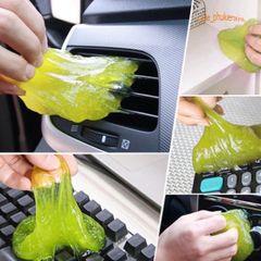 Gel Vệ Sinh Đa Năng Super Clean 80g - Slime Làm Sạch Ô Tô, Bàn Phím, Điện Thoại, Laptop, Ngăn Ngừa Vi Khuẩn