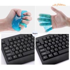 Gel Vệ Sinh Đa Năng Super Clean 80g - Slime Làm Sạch Ô Tô, Bàn Phím, Điện Thoại, Laptop, Ngăn Ngừa Vi Khuẩn