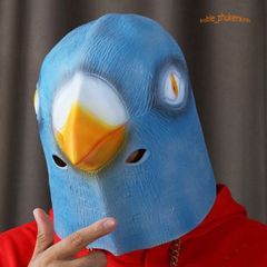 Mặt Nạ Hóa Trang Con Chim Xanh Dành Cho Chó Shiba, Husky - Halloween, TikTok, YouTube - Độc Đáo, Nổi Bật, An Toàn