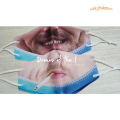 Khẩu Trang Người Cười Hài Hước - Chất Liệu Vải Cotton Mềm 2 Lớp, Bảo Vệ Và Thể Hiện Cá Tính, Quà Tặng Vui Nhộn