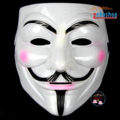 Mặt Nạ Hóa Trang Anonymous Hacker V for Vendetta - Phụ Kiện Halloween Biểu Tượng Cách Mạng, Cosplay, Tiệc Hóa Trang