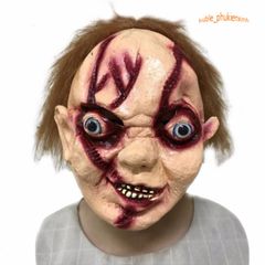 Mặt Nạ Hóa Trang Sẹo Halloween - Latex Thực Tế 3D Dành Cho Lễ Hội, Quay Video TikTok, Trung Thu