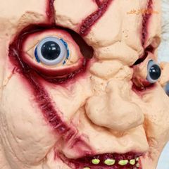Mặt Nạ Hóa Trang Sẹo Halloween - Latex Thực Tế 3D Dành Cho Lễ Hội, Quay Video TikTok, Trung Thu