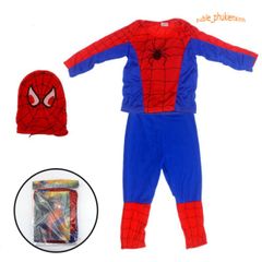 Bộ Trang Phục Siêu Nhân Bé Trai - Áo Choàng Nhện 3D Hóa Trang Halloween Thú Vị, Quà Tặng Sinh Nhật Độc Đáo