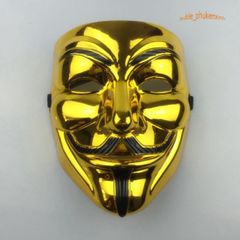 Mặt Nạ Hacker Ánh Kim Vàng Bạc Trắng - Phụ Kiện Thời Trang Độc Đáo Cho Halloween Và Tiệc Hóa Trang 546540