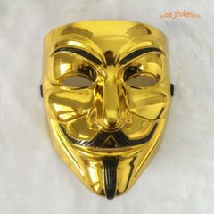 Mặt Nạ Hacker Ánh Kim Vàng Bạc Trắng - Phụ Kiện Thời Trang Độc Đáo Cho Halloween Và Tiệc Hóa Trang 546540