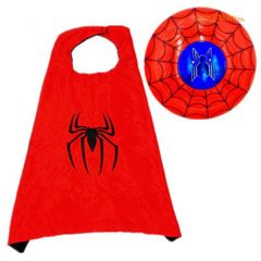 Bộ Đồ Hóa Trang Người Nhện Cho Bé Trai - Áo Choàng Siêu Anh Hùng Halloween - Quà Tặng Sinh Nhật Độc Đáo