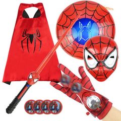 Bộ Đồ Hóa Trang Người Nhện Cho Bé Trai - Áo Choàng Siêu Anh Hùng Halloween - Quà Tặng Sinh Nhật Độc Đáo