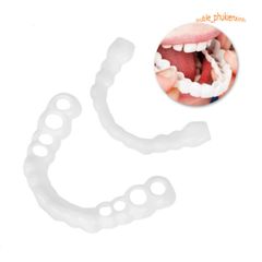 Hàm Răng Giả Silicone Cao Cấp - Nụ Cười Trắng Sáng, Đều Màu Cho Nam Nữ - Giải Pháp Thẩm Mỹ Tiện Lợi