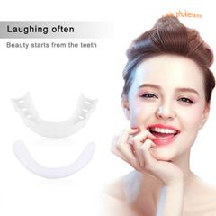 Hàm Răng Giả Silicone Cao Cấp - Nụ Cười Trắng Sáng, Đều Màu Cho Nam Nữ - Giải Pháp Thẩm Mỹ Tiện Lợi