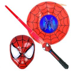 Bộ Trang Phục Siêu Nhân Nhện Lưới 4 Chi Tiết - Mặt Nạ, Áo, Quần, Áo Choàng Cho Bé Trai 10-26kg - Trang Phục Hóa Trang Cho Bé