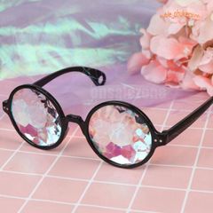 Kính Mát Vạn Hoa Tròn - Kính Mát Unisex Thời Trang Độc Đáo Cho Nam Nữ, Phụ Kiện Mùa Hè Tươi Tắn