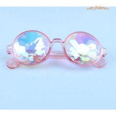 Kính Mát Vạn Hoa Tròn - Kính Mát Unisex Thời Trang Độc Đáo Cho Nam Nữ, Phụ Kiện Mùa Hè Tươi Tắn
