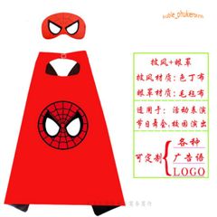Bộ Áo Choàng Cotton Spiderman Kèm Mặt Nạ Siêu Anh Hùng Cho Bé Trai và Bé Gái - Quà Sinh Nhật Tuyệt Vời Từ Marvel