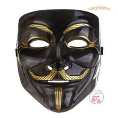 Mặt Nạ Hacker Đen - Trang Trí Halloween Hoặc Hóa Trang Độc Đáo, Phong Cách Bí Ẩn và Nổi Bật, Quà Tặng Thú Vị