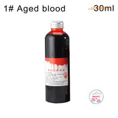 Chai Máu Nhân Tạo 30/60ml - Hóa Trang Ma Cà Rồng Màu Đỏ Tươi, Dùng Cho Tiệc Halloween, Trang Trí Kinh Dị, Không Độc Hại