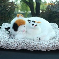 Thú Nhồi Bông Chó Shiba Mẹ Con - Lõi Than Hoạt Tính Khử Mùi Không Khí Ô Tô Dễ Thương, Trang Trí Xe Hơi Sáng Tạo