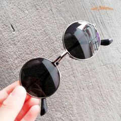 Kính Mát Thời Trang Unisex Phong Cách Nghệ Thuật, Gọng Giả Cận Đen Nổi Bật, Bảo Vệ Mắt UV400 - Kính Nobita