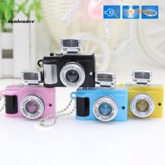 Móc Khóa Mini Hình Máy Ảnh DSLR Độc Đáo Có Đèn LED Phát Sáng - Phụ Kiện Dễ Thương Cho Người Yêu Nhiếp Ảnh