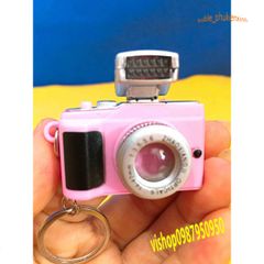 Móc Khóa Mini Hình Máy Ảnh DSLR Độc Đáo Có Đèn LED Phát Sáng - Phụ Kiện Dễ Thương Cho Người Yêu Nhiếp Ảnh