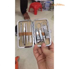 Bộ Dụng Cụ Cắt Móng Tay 10 Món Chất Lượng Cao - Bộ Sản Phẩm Làm Đẹp Sang Trọng và Tiện Lợi, Dễ Dàng Mang Theo