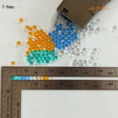 Bộ 5 Gói Hạt Nở Xanh 7mm - 10,000 Hạt Màu Sắc Ngẫu Nhiên - Phù Hợp Làm Đồ Thủ Công và Trang Trí Sáng Tạo