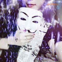 Mặt Nạ Hacker Anonymous Trắng - Phụ Kiện Halloween Độc Đáo Cho Nam Nữ, Biểu Tượng Thế Giới Công Nghệ