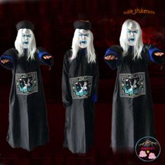 Bộ Trang Phục Hóa Trang Ma Cương Thi Dành Cho Halloween - Áo Khoác, Mũ, Móng Tay Giả, Đồ Hóa Trang Đáng Sợ Cho Lễ Hội