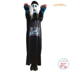 Bộ Trang Phục Hóa Trang Ma Cương Thi Dành Cho Halloween - Áo Khoác, Mũ, Móng Tay Giả, Đồ Hóa Trang Đáng Sợ Cho Lễ Hội