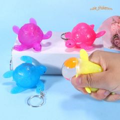 Móc Khóa Rùa Đẻ Trứng Gà Độc Đáo - Móc Chìa Khóa Silicon Cute, Quà Tặng Thú Vị Cho Người Thích Đồ Dễ Thương