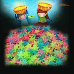 Combo 10 Gói Ngôi Sao Dán Tường Phát Sáng 3cm - Trang Trí Nội Thất Dạ Quang, Decal Thú Vị Cho Phòng Ngủ Trẻ Em