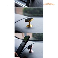 Giá Đỡ Điện Thoại Hút Nam Châm Ô Tô - Lắp Đặt Dễ Dàng, An Toàn Cho Smartphone - Xoay 360 Độ, Sang Trọng, Tiện Ích Hàng Đầu