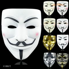 Mặt Nạ Hacker Vàng Bóng Anonymouse - Phụ Kiện Hóa Trang Độc Đáo Cho Halloween & Tiệc Tùng, Hàng Nhập Khẩu Chất Lượng Cao