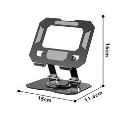Giá Đỡ iPad & Điện Thoại L08 Xoay 360 Độ, Điều Chỉnh Chiều Cao Tiện Lợi, Thiết Kế Công Thái Học Cho Làm Việc & Giải Trí