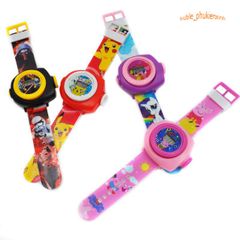 Đồng Hồ Ánh Sáng LED 3D Hình Hello Kitty & Doraemon - 20 Mẫu Chiếu Độc Đáo Dành Cho Trẻ Em và Người Lớn, Trang Trí Không Gian Vui Tươi